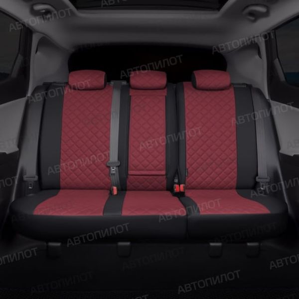 Чехлы Автопилот Экокожа Ромб на Jaecoo J7 (2023+)