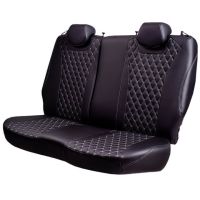 Чехлы Премиум Экокожа Байрон Ромб на Chevrolet Lacetti