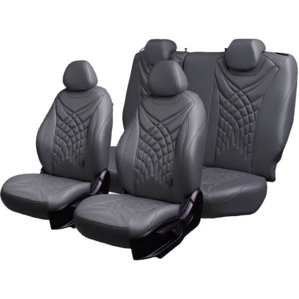 Чехлы Премиум Экокожа Байрон Президент|Жук на Peugeot 408 2012-2021 г.в.